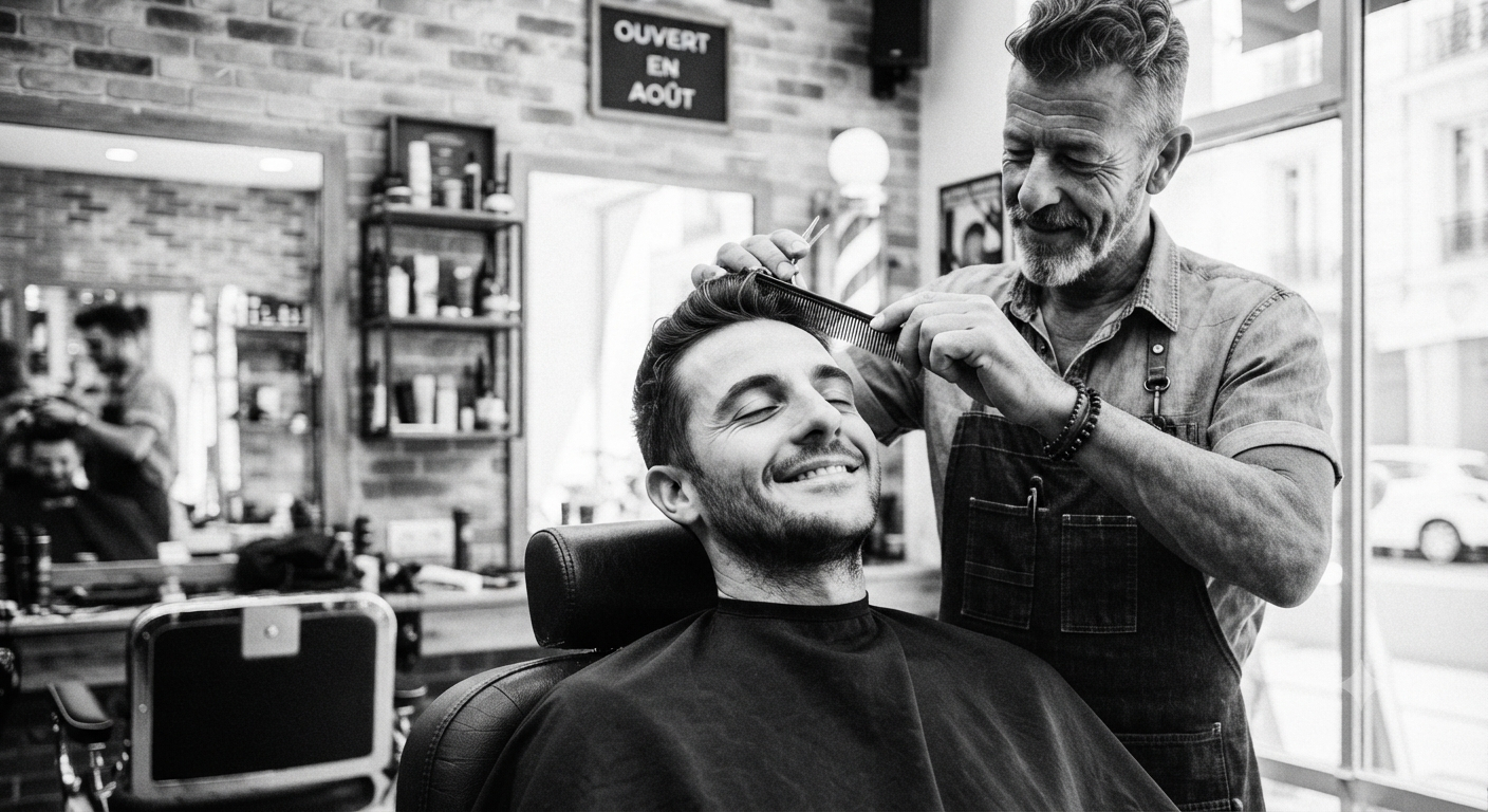 Votre coiffeur Barbier ouvert en Août à Paris